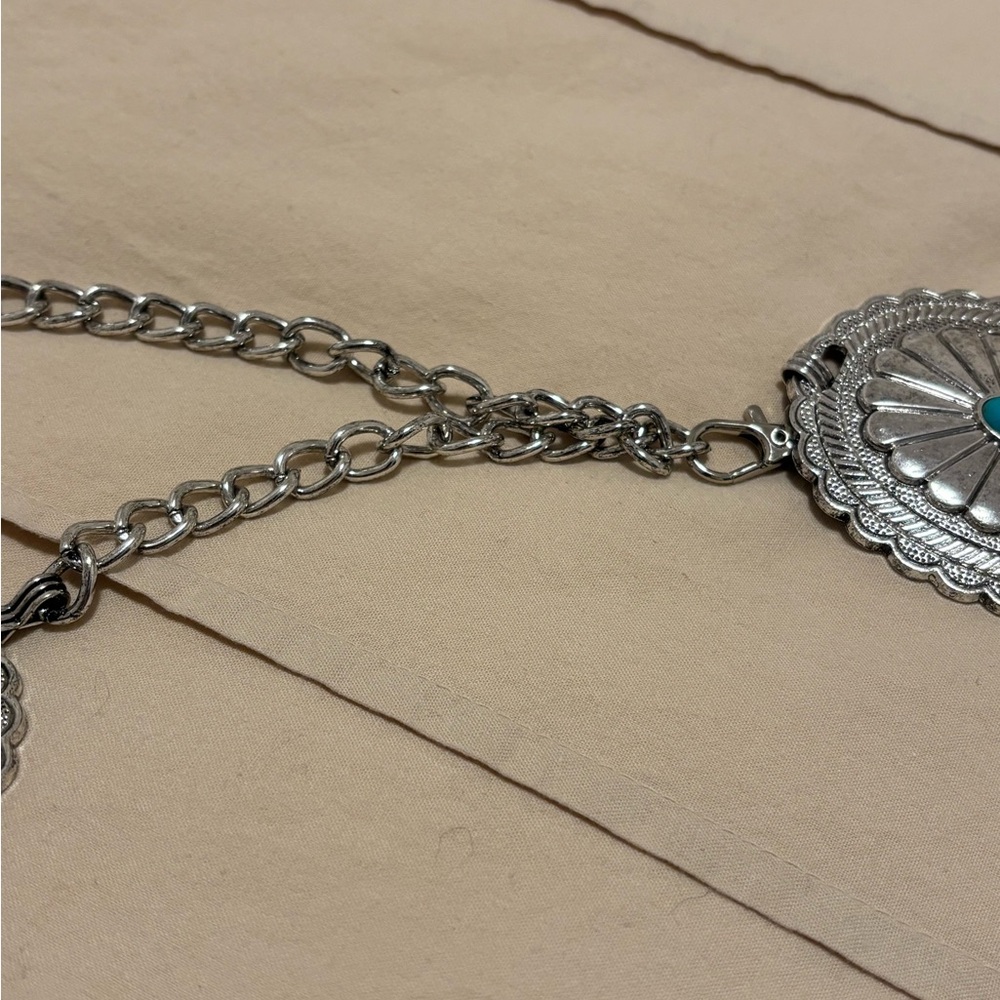 Turquoise Concho Belt - Picture 4 of 4